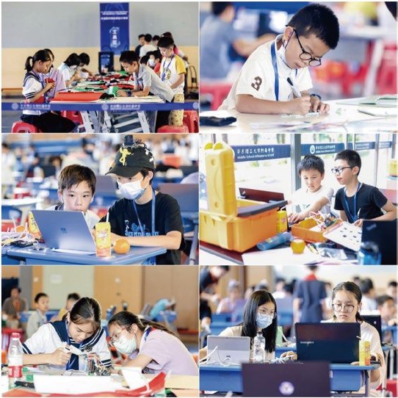 学生参加科创竞赛现场